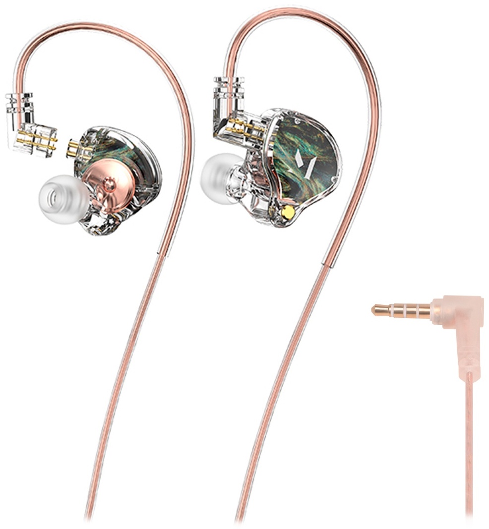 Наушники Music Public Kingdom IEM120, прозрачные