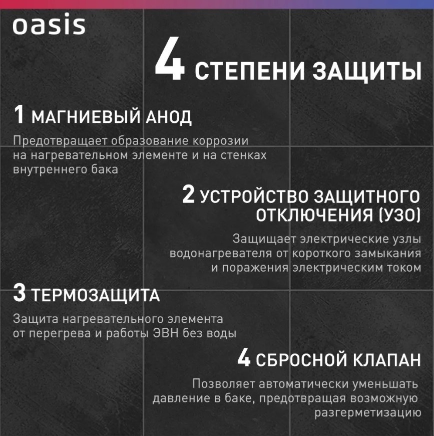 Водонагреватель Oasis Eco BF-100L 100 л