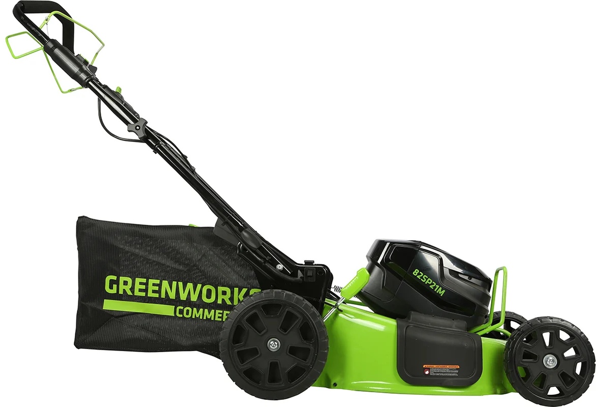 Газонокосилка колесная аккумуляторная Greenworks GC82LM51SP2K2,2515907UB