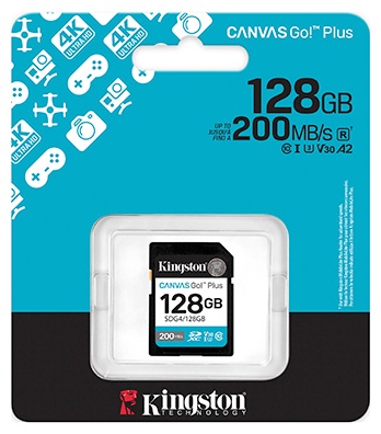 Карта памяти Kingston Secure Digital XC SDG4/128GB 128 Гб
