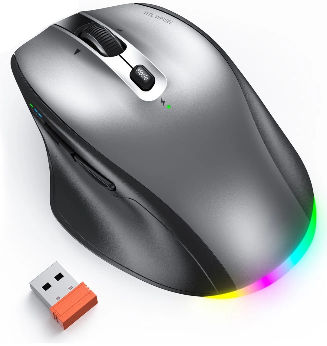 Мышь MeeTion M007 Steel Gray серый