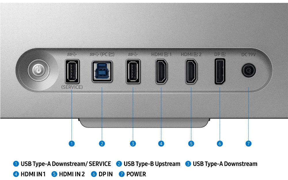 Монитор 27&amp;#34; Samsung LS27FG900XIXCI серебристый