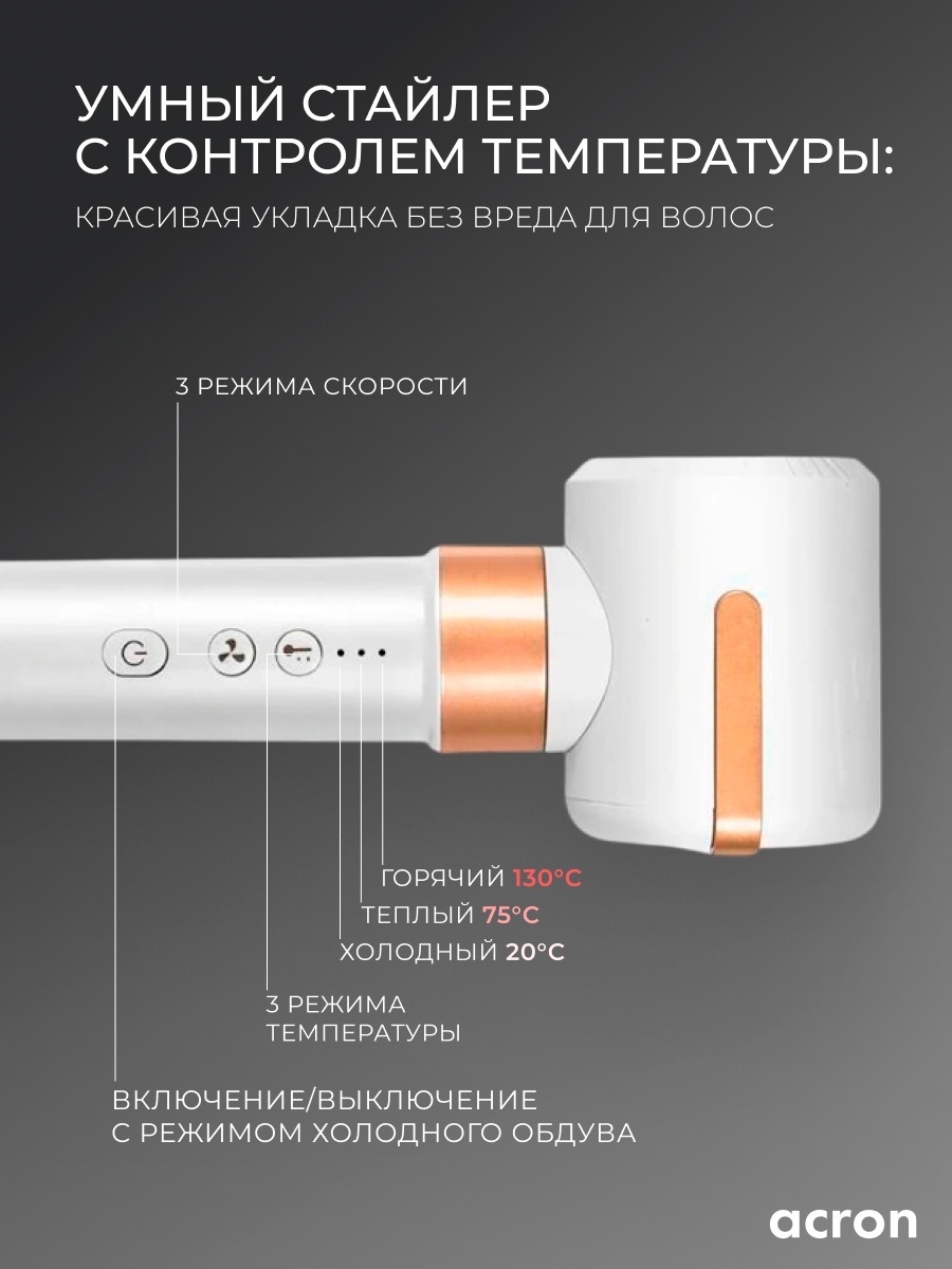 Acron AS725 стайлер белый
