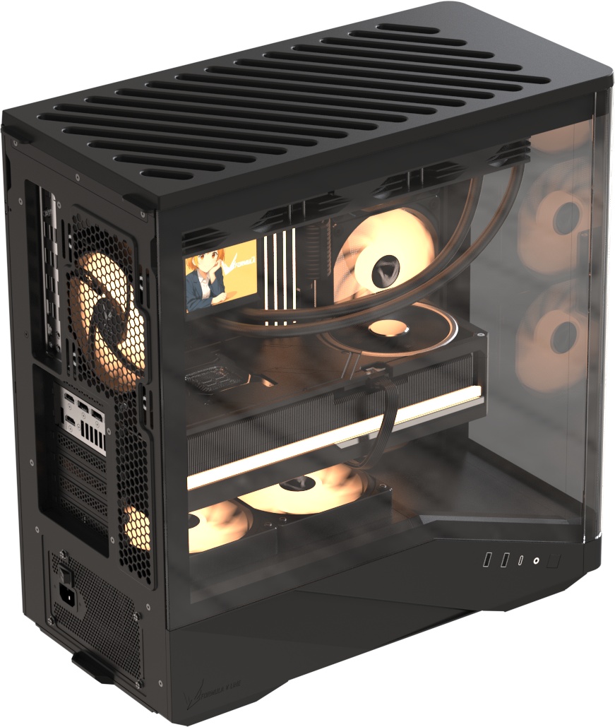 Корпус Formula V Crystal U9 PA черный