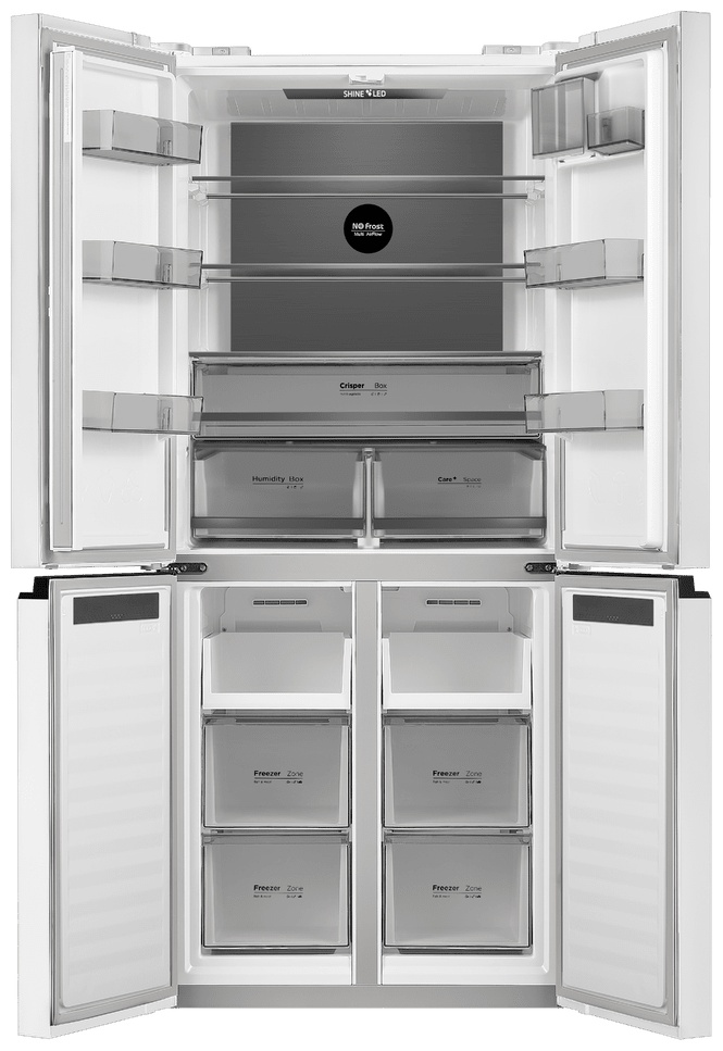 Холодильник MAUNFELD MFF192NFPW01 Inverter белый