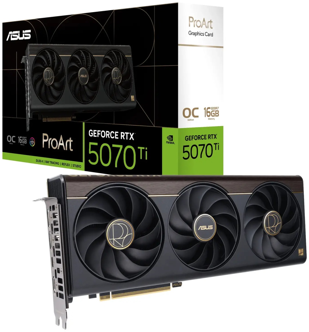 Видеокарта ASUS PROART-RTX5070TI-O16G 16 Гб
