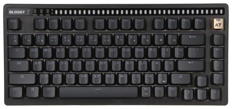 Клавиатура A4Tech Bloody AT75 BLACK черный
