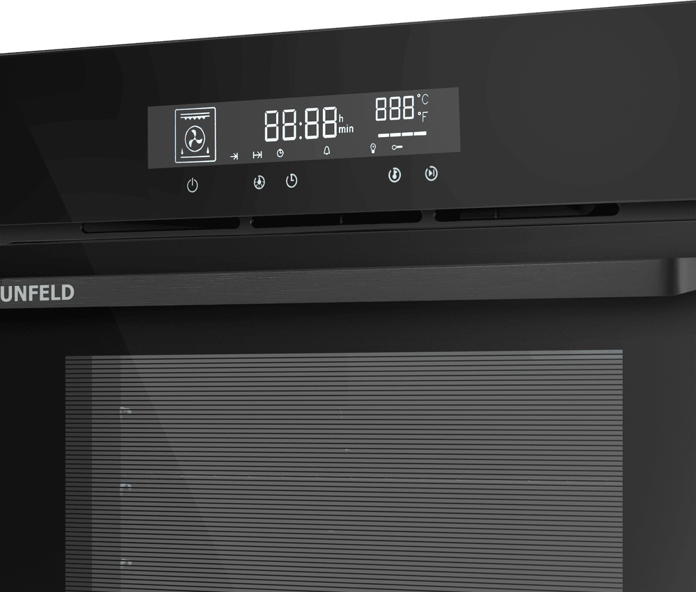 Духовой шкаф MAUNFELD AEOD76106B черный