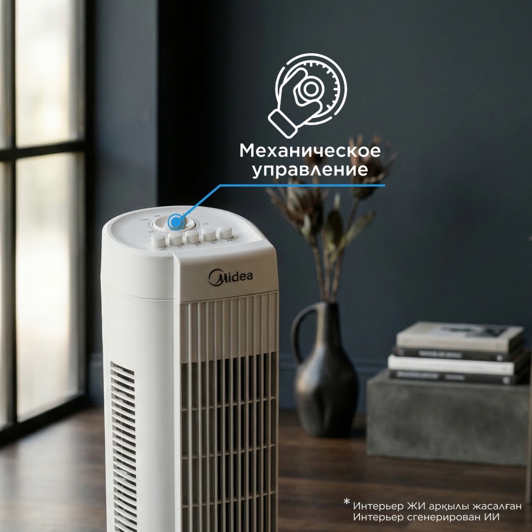 Вентилятор Midea FZ10-19MA белый