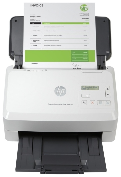 Сканер HP ScanJet Enterprise Flow 5000 s5 6FW09A белый