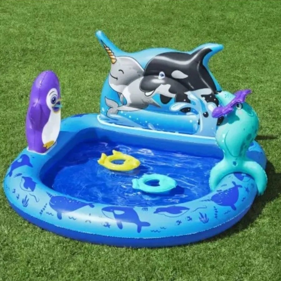 Бассейн надувной Bestway Polar Pals 53156, 134x131x20 см