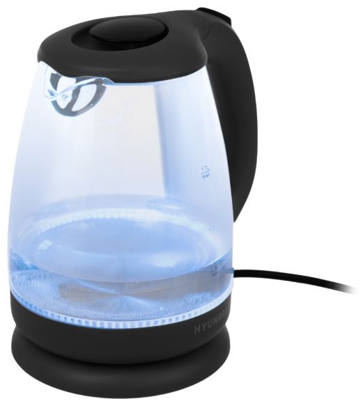 Электрочайник Hyundai HYK-G1001 прозрачный