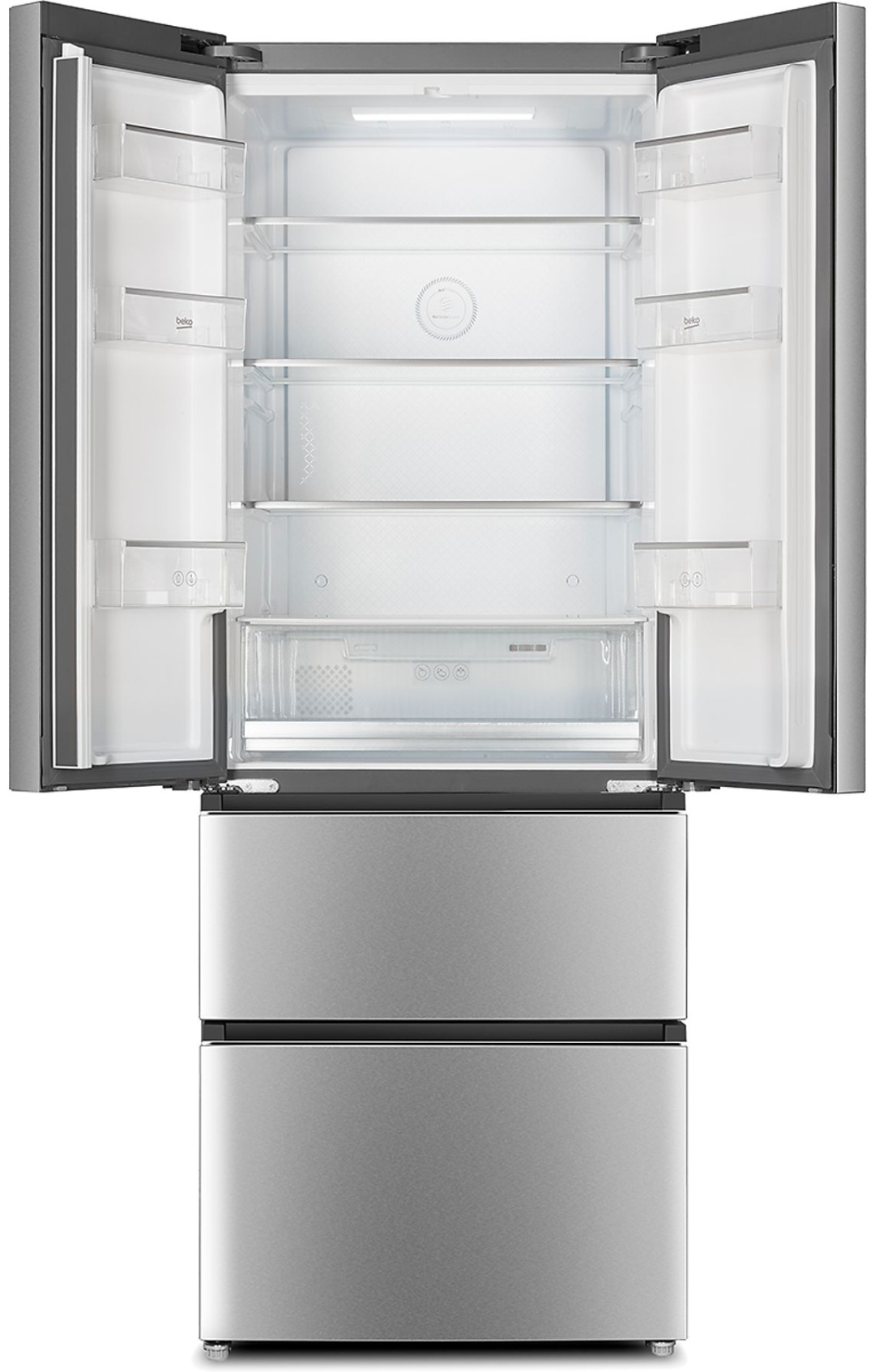 Холодильник BEKO GNO43621XPN серебристый