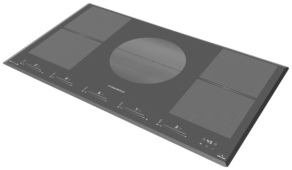 Варочная поверхность MAUNFELD CVI905SFDGR Inverter серый