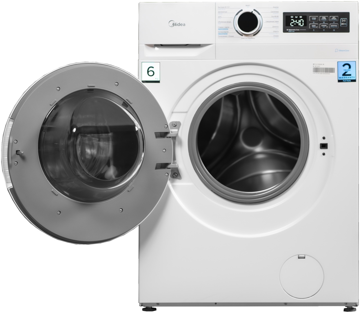 Стиральная машина Midea MF01610US40/W белый