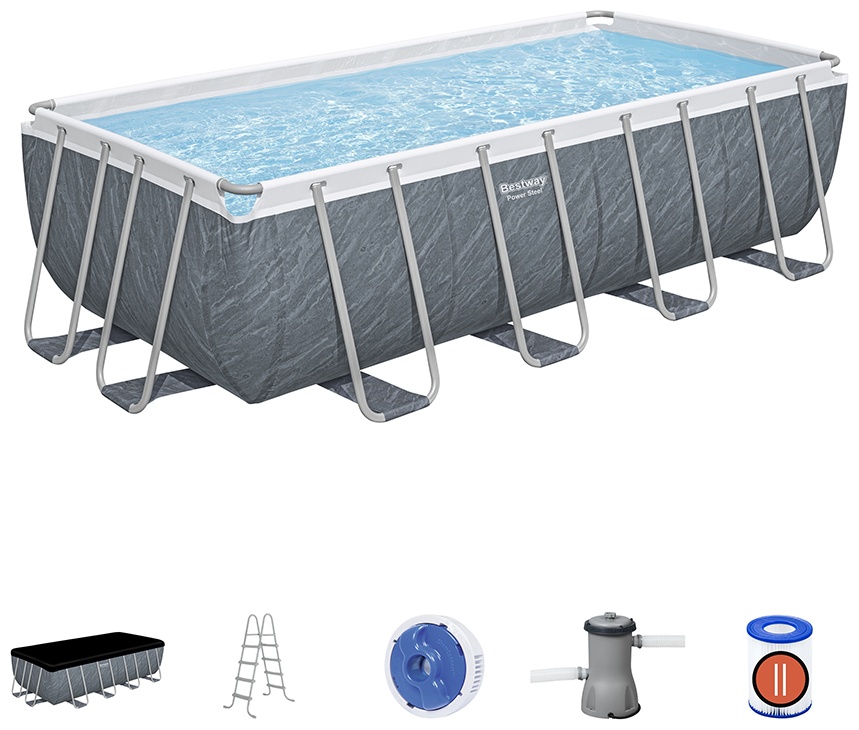Бассейн каркасный Bestway 56996, 488x244x122 см