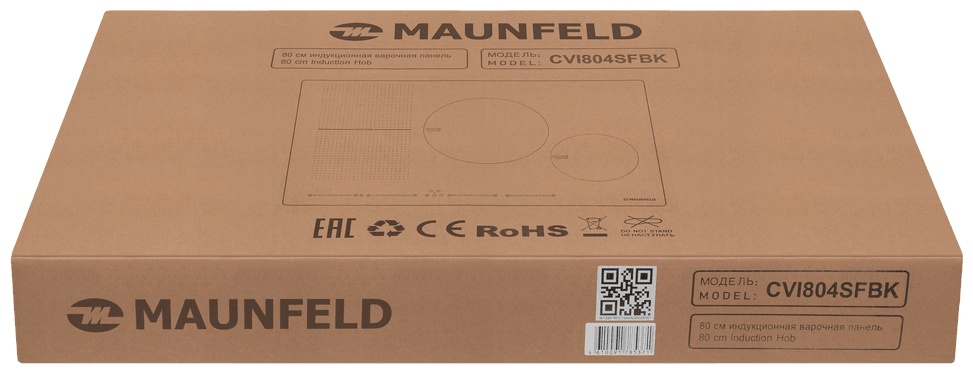 Варочная поверхность MAUNFELD CVI804SFBK Inverter черный