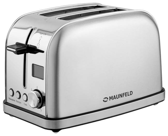 Тостер MAUNFELD MF-821S серый