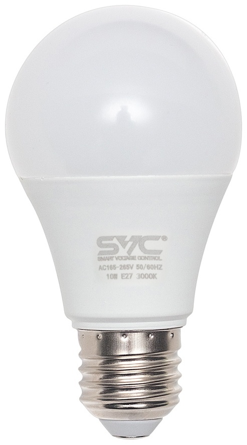 Лампочка SVC A60-10W-E27-3000K 10W E27 1 шт