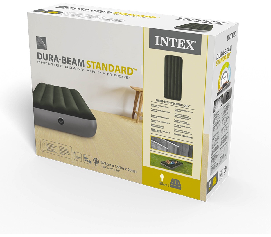 Матрас Intex 64106, 191x76x25 см, насос отсутствует