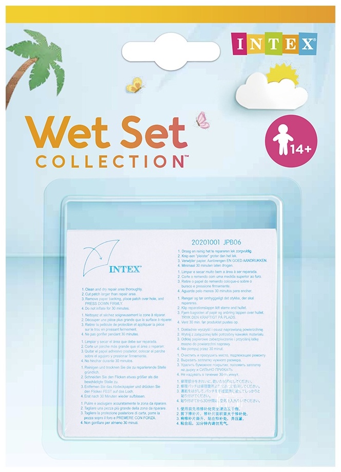 Intex заплатка для бассейна 59631NP