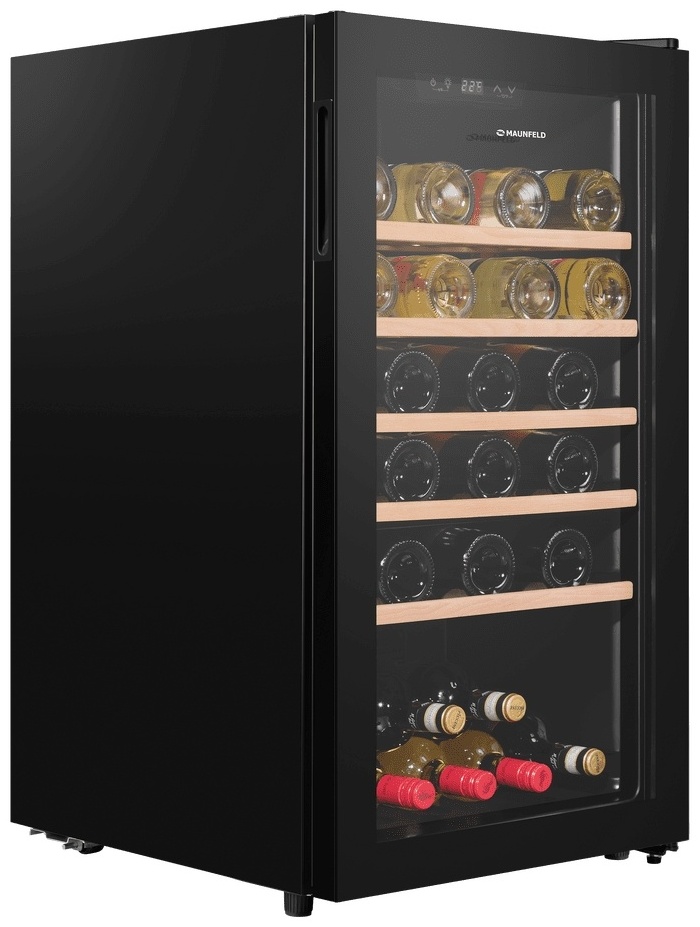 Холодильник MAUNFELD MFWC-124S56 черный