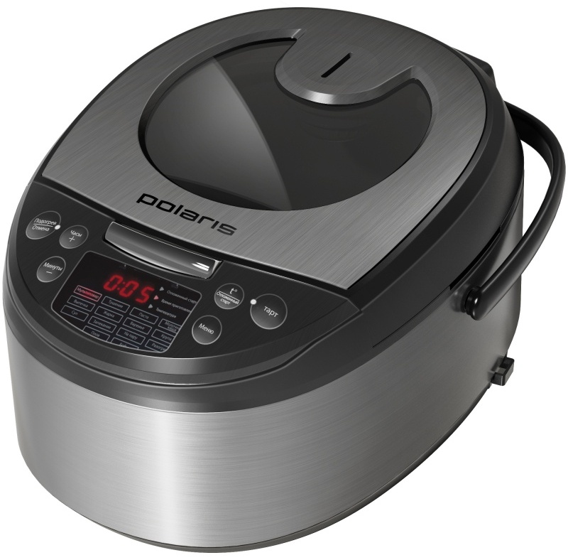 Мультиварка Polaris PMC 5016ADG серебристый, черный