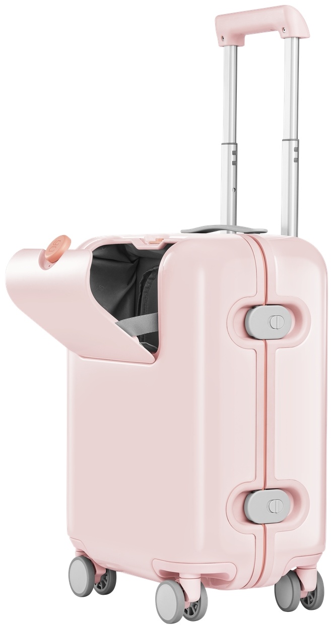 Чемодан Xiaomi Ninetygo Kids Luggage 17 поликарбонат 26 л розовый