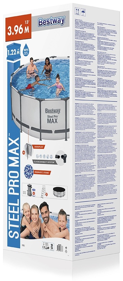 Бассейн каркасный Bestway 5618W, 396x122 см