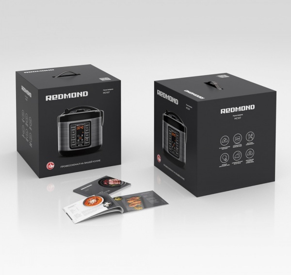 Мультиварка REDMOND MC107 черный, серый