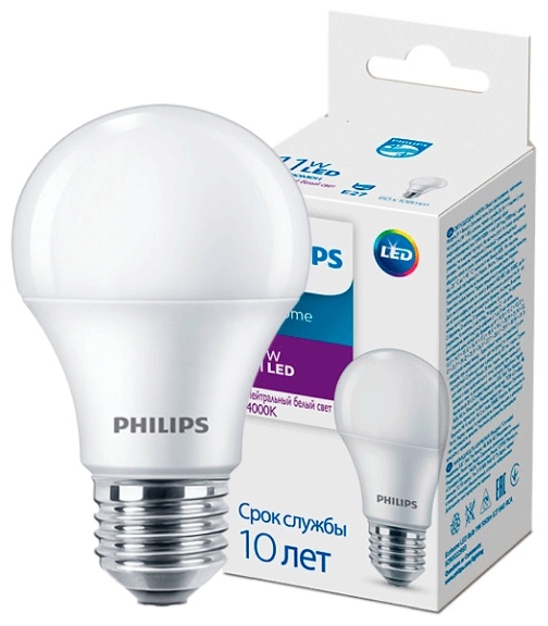 Лампочка Philips Ecohome LED Bulb 11W (E27 840 RCA) 11W E27 1 шт