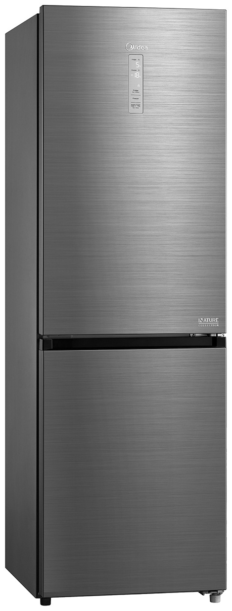 Холодильник Midea MDRB470MGF46O стальной