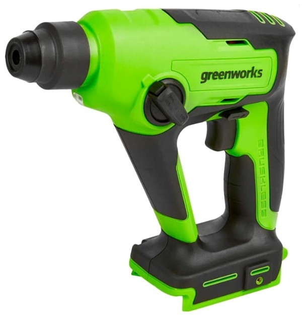 Перфоратор Greenworks GD24SDS1 (3803107RU) 1.2 Дж, SDS-Plus
