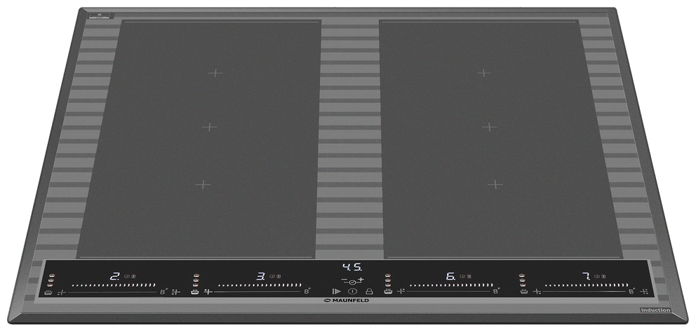 Варочная поверхность MAUNFELD CVI594SF2MDGR LUX Inverter серый