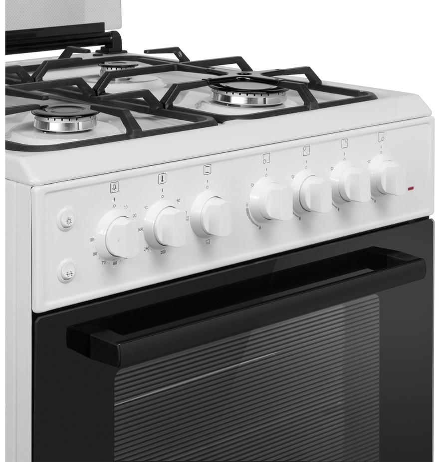 Кухонная плита MAUNFELD MGC60ECW04 белый