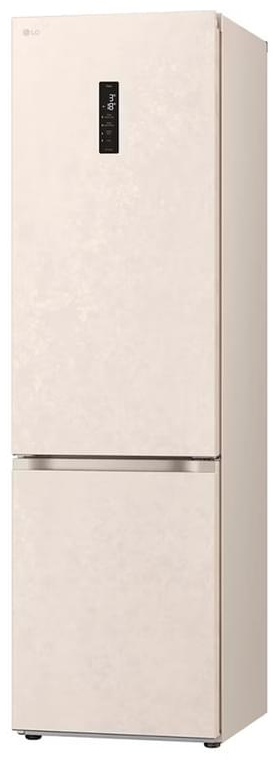 Холодильник LG GC-B509FEPW бежевый