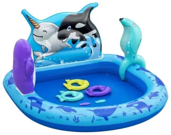 Бассейн надувной Bestway Polar Pals 53156, 134x131x20 см