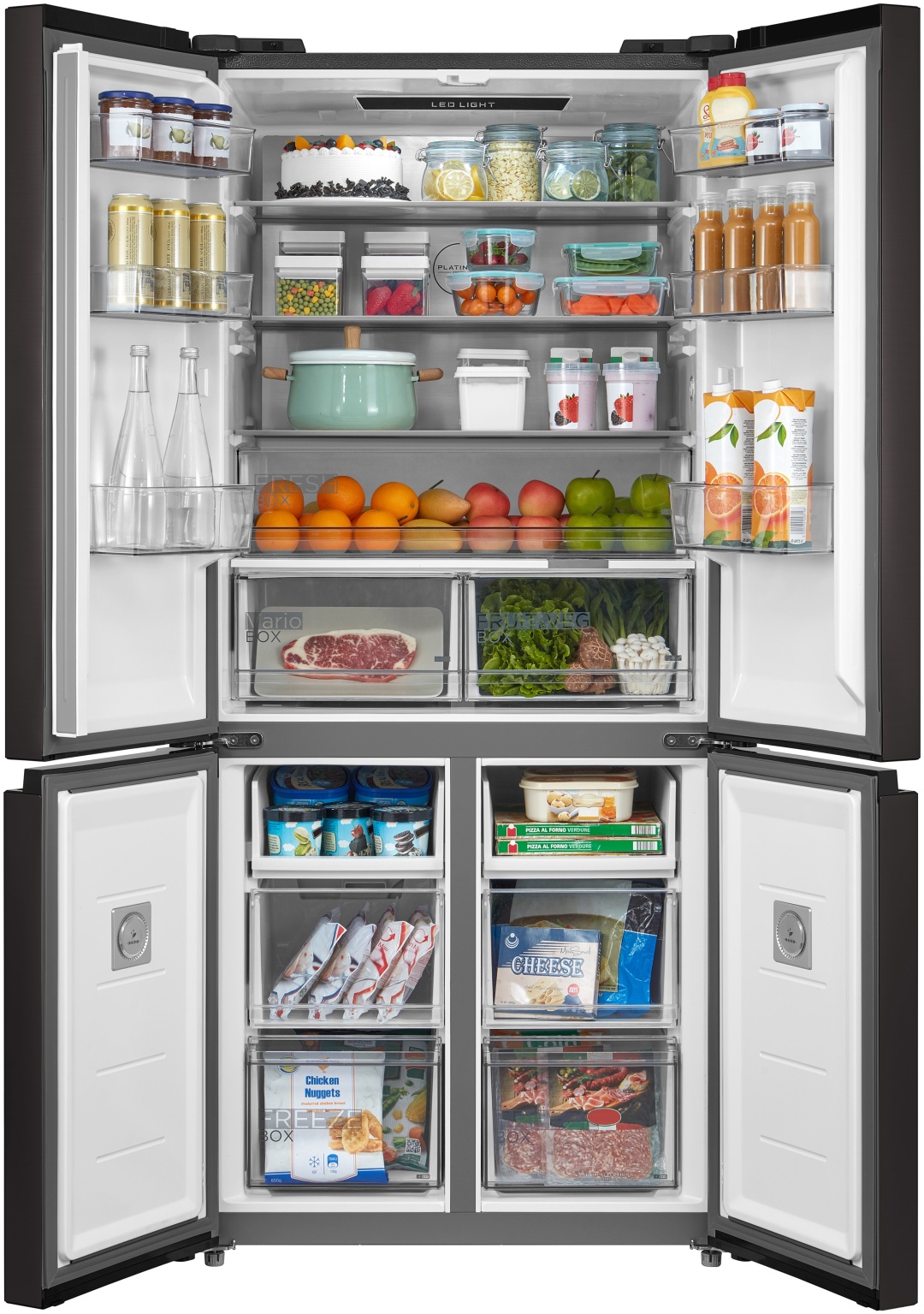 Холодильник Midea MDRM691MIE28 черный