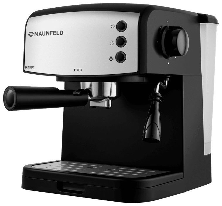 Кофемашина MAUNFELD MF-734BK черный, серый