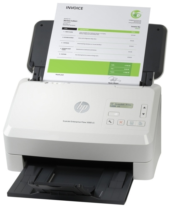 Сканер HP ScanJet Enterprise Flow 5000 s5 6FW09A белый