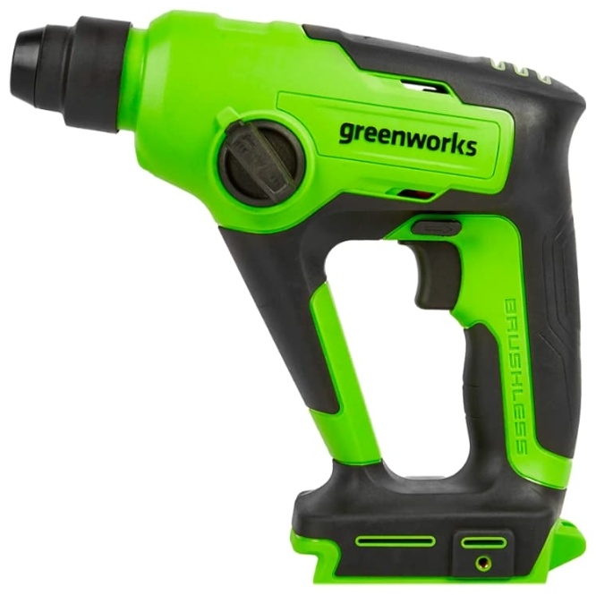 Перфоратор Greenworks GD24SDS1 (3803107RU) 1.2 Дж, SDS-Plus