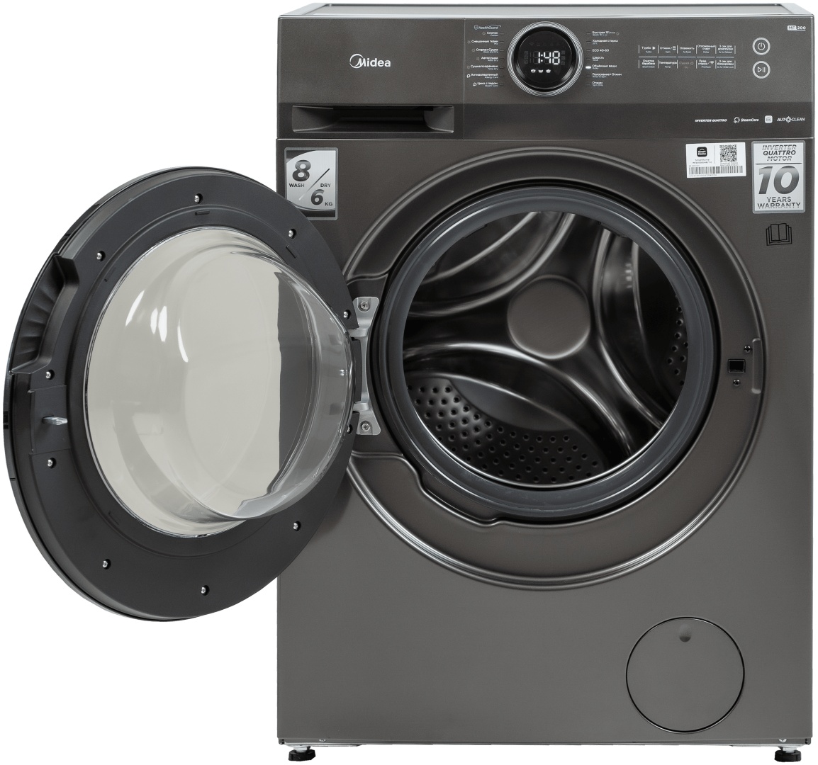 Стиральная машина Midea MF200D80WB/T-C черный