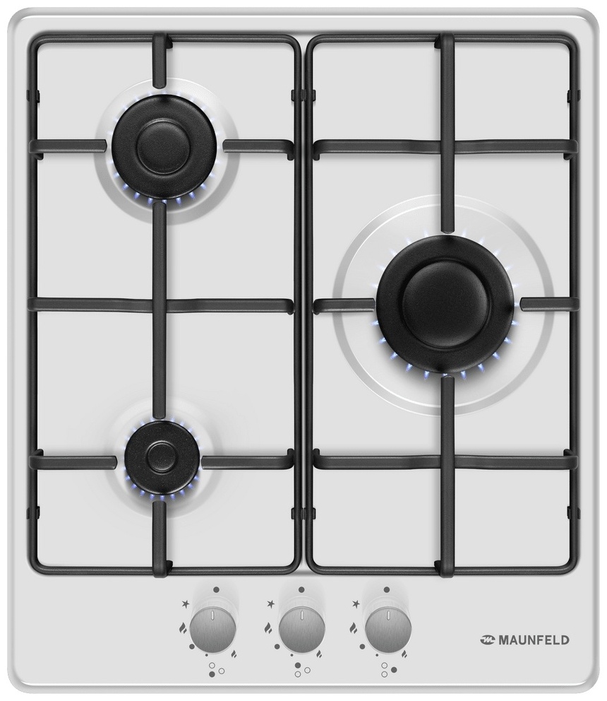 Варочная поверхность MAUNFELD EGHE.43.3STS-EW белый