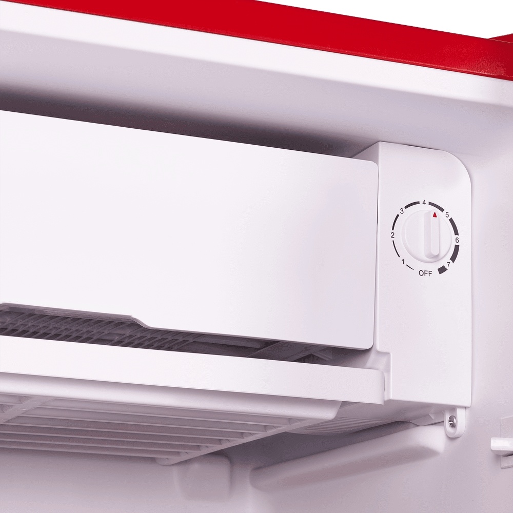 Холодильник MAUNFELD MFF83RR красный