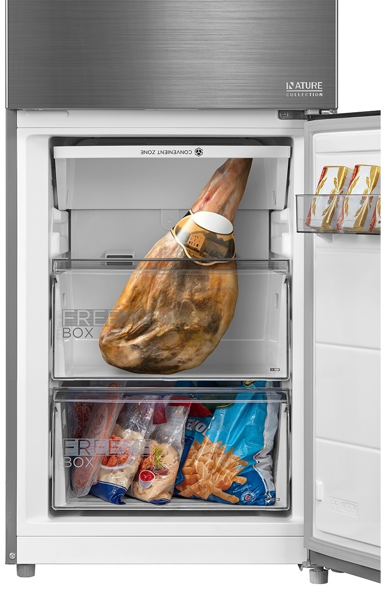 Холодильник Midea MDRB470MGF46O стальной