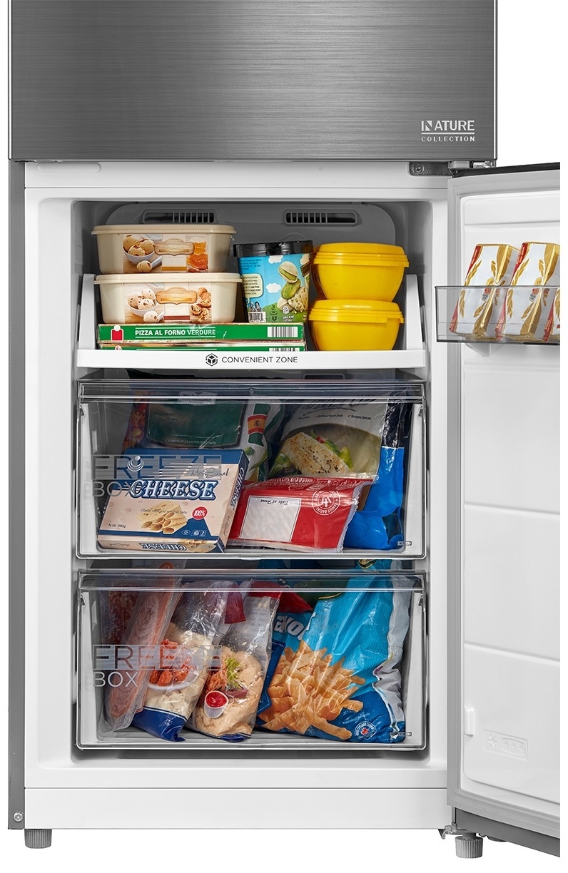 Холодильник Midea MDRB470MGF46O стальной