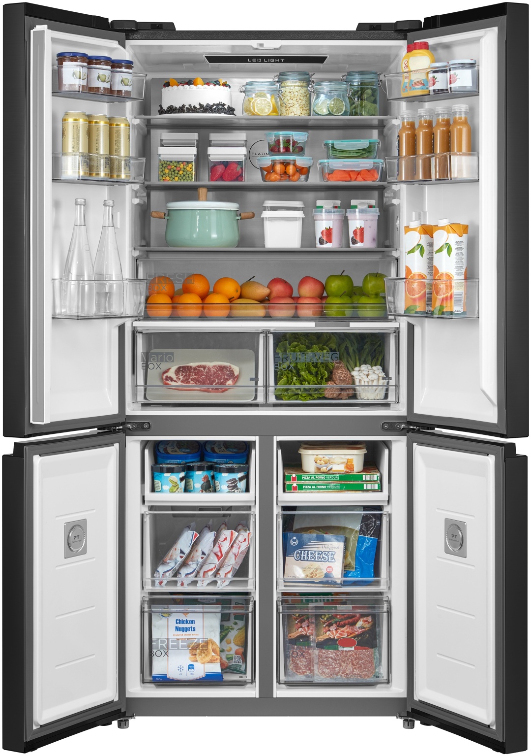 Холодильник Midea MDRM691MIE46 серый
