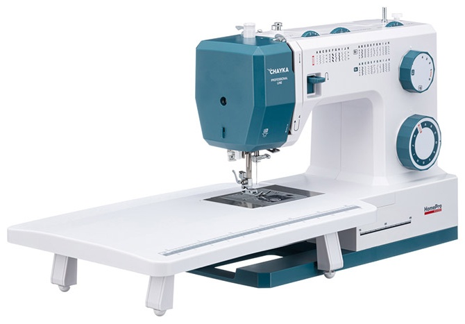 Швейная машина Chayka HomePro белая, бирюзовая