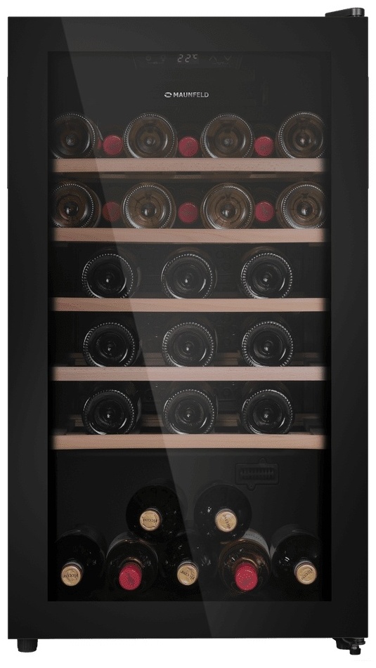 Холодильник MAUNFELD MFWC-124S56 черный