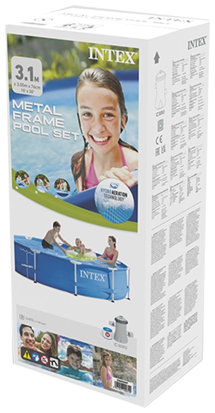 Бассейн каркасный Intex 28202NP, 305x305x76 см